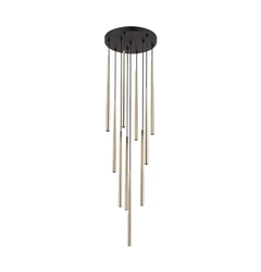 Підвісний світильник TK-Lighting PIANO BLACK GOLD 10 10118