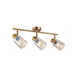 Спот Italux SPL-65342-3-BRO-AMB Santia E14 3x40W IP20 Gold