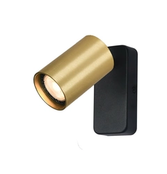 Бра Italux WL-23436-1-BK-GD Nesto GU10 1x10W IP20 Gold