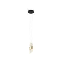 Люстра Italux PND-26374-1-8W-3K-BK-GD Tonga Led 1x8W 3000K 650Lm IP20