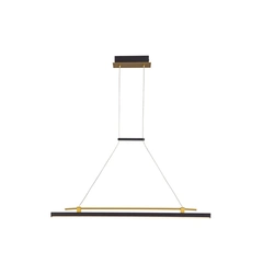 Люстра Italux PND-54638F-16W-3K-BK-GD Merlot Led 1x16W 3000K 560Lm IP20
