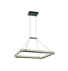 Люстра Italux PND-54638S-44W-3K-BK-GD Merlot Led 1x44W 3000K 1460Lm IP20