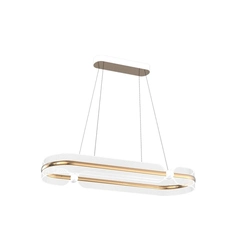 Люстра Italux PND-63728-56W-3K-GD Sopla Led 1x56W 3000K 3900Lm IP20