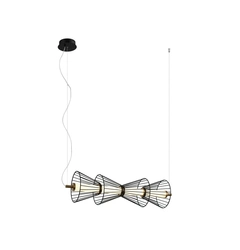 Підвісний світильник Italux PND-63849-4-BK Sanke Led 4x15W 3000K 600Lm IP20 Bk