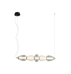 Підвісний світильник Italux PND-74937-5-BK Gastel Led 5x22W 3000K 1500Lm IP20 Wh