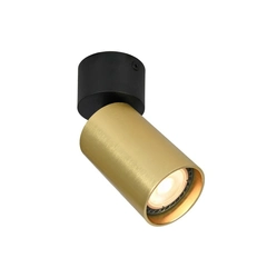 Спот Italux SPL-23436-1R-BK-BRSS Nesto GU10 1x10W IP20 Brass