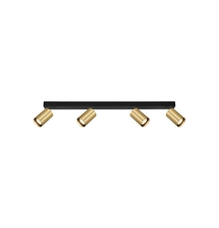 Спот Italux SPL-23436-4-BK-GD Nesto GU10 4x10W IP20 Gold