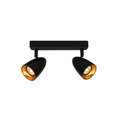 Спот Italux SPL-36748-2-BK-GD Tino GU10 2x10W IP20 Bk
