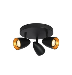 Спот Italux SPL-36748-3R-BK-GD Tino GU10 3x10W IP20 Bk