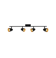 Спот Italux SPL-36748-4-BK-GD Tino GU10 4x10W IP20 Bk