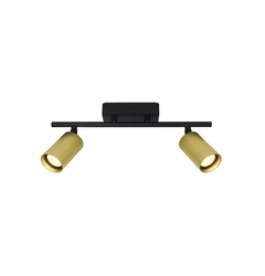 Спот Italux SPL-46829-2-BK-GD Tris GU10 2x10W IP20 Gold