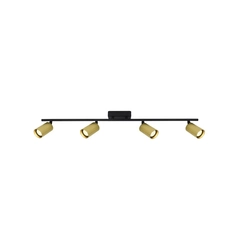 Спот Italux SPL-46829-4-BK-GD Tris GU10 4x10W IP20 Gold