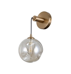 Бра Italux WL-54456-1-HB-AMB Perlos G9 1x5W IP20 Brass