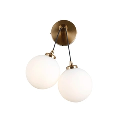 Бра Italux WL-54456-2-HB Perlos G9 2x5W IP20 Brass