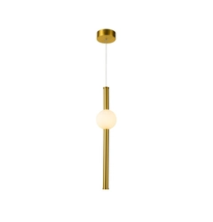 Підвісний світильник Italux PND-16357-C-1 Halling Led 1x10W 3000K 777Lm IP20 Gold
