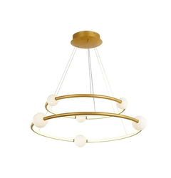 Підвісний світильник Italux PND-20112035-2A-GD Lozanna Led 2x86W 3000K 4600Lm IP20
