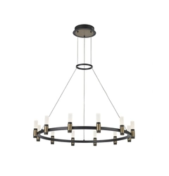Підвісний світильник Italux PND-280110130-12A-MBL Alamo Led 12x48W 3000K 1920Lm IP20