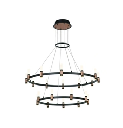 Підвісний світильник Italux PND-280110130-21B-MBL Alamo Led 21x84W 3000K 3360Lm IP20
