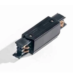 Введення живлення + 2 заглушки AZzardo Track Line Power + 2x End Cap AZ2977 black (комплект)