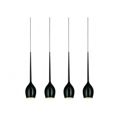 Підвісний світильник Azzardo MD1288B-4BL IZZA 4 pendant black (AZ0100)