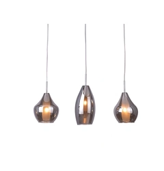 Підвісний світильник AZzardo Amber Milano 3 AZ2149 chrome