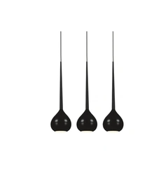 Підвісний світильник Azzardo MD1289-3BK AGA 3 pendant black (AZ1064)