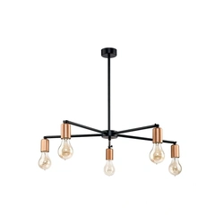 Люстра Nowodvorski 9735 Sticks E27 5x60W IP20 Bl