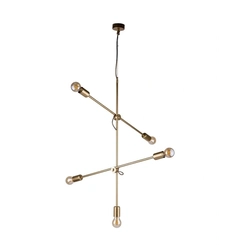 Підвісний світильник Nowodvorski 9076 Sticks E27 5x60W IP20 Gold