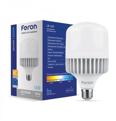 Світлодіодна лампа Feron LB-165 30Вт E27-E40 6500K