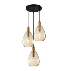 Люстра Italux PND-27812-3A-BRO-AMB Zulo E27 1x40W IP20