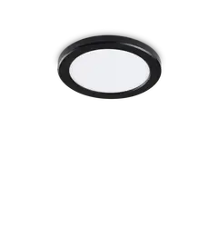 Плафон AURA LED 3000K R BK Ideal Lux 290775