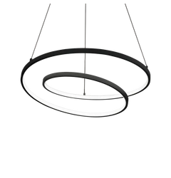 Світлодіодна люстра підвісна OZ DALI d80 BK Ideal Lux 304588