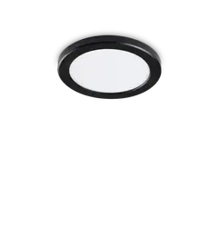 Плафон AURA LED 4000K R BK Ideal Lux 306360