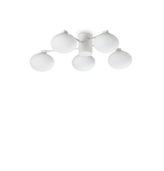 Стельова люстра HERMES 5 WH Ideal Lux 322698