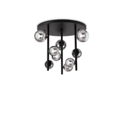 Стельова люстра PERLAGE 9 BK/SM Ideal Lux 328416