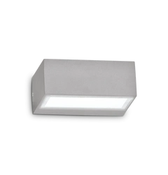 Вуличний настінний світильник TWIN AP1 GREY Ideal Lux 326979