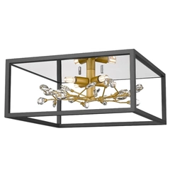 Стельова люстра SPRING BK/GO ZumaLine C0578-04A-B5TF