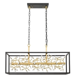 Підвісна люстра SPRING BK/GO ZumaLine P0578-06C-P7TF