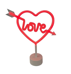 Декоративний світильник LOVE IN HEART LED ZumaLine FM-JNL01