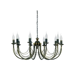 Люстра Nowodvorski 206 Ares E14 10x60W IP20 Brown