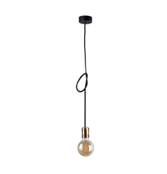 Люстра Nowodvorski 9747 Cable черный/медь E27 1x60 Вт IP20 Bl