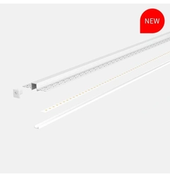 LED-профіль MLG під шпаклівку LD5414 з розсіювачем, 2 метра
