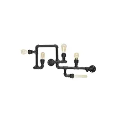 Светильник Ideal Lux Plumber PL5 136707 Nero