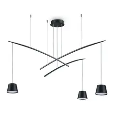 Люстра Ideal Lux Fish SP3 Nero 196978