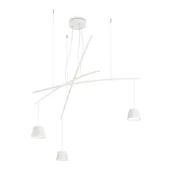 Люстра Ideal Lux Fish SP3 Bianco 196961