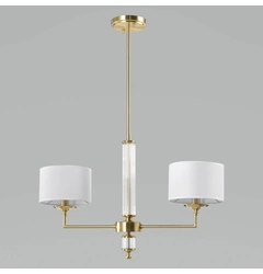Люстра CosmoLight SUTTON P02838BR-WH