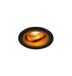 Светильник Zuma CHUCK DL ROUND BLACK-GOLD 92702