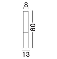 Стовпчик Nova luce TUBE 9030805