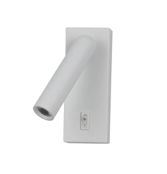 Бра, настінний світильник Italux WL-46376-1-WH Nova LED 1x2.5W 3000K 153Lm IP20 білий
