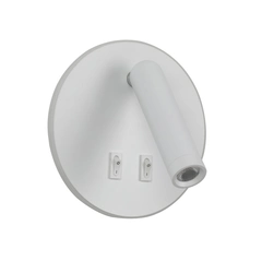 Бра, настінний світильник Italux WL-53742-1-WH Furla LED 1x8W 3000K 516Lm IP20 білий